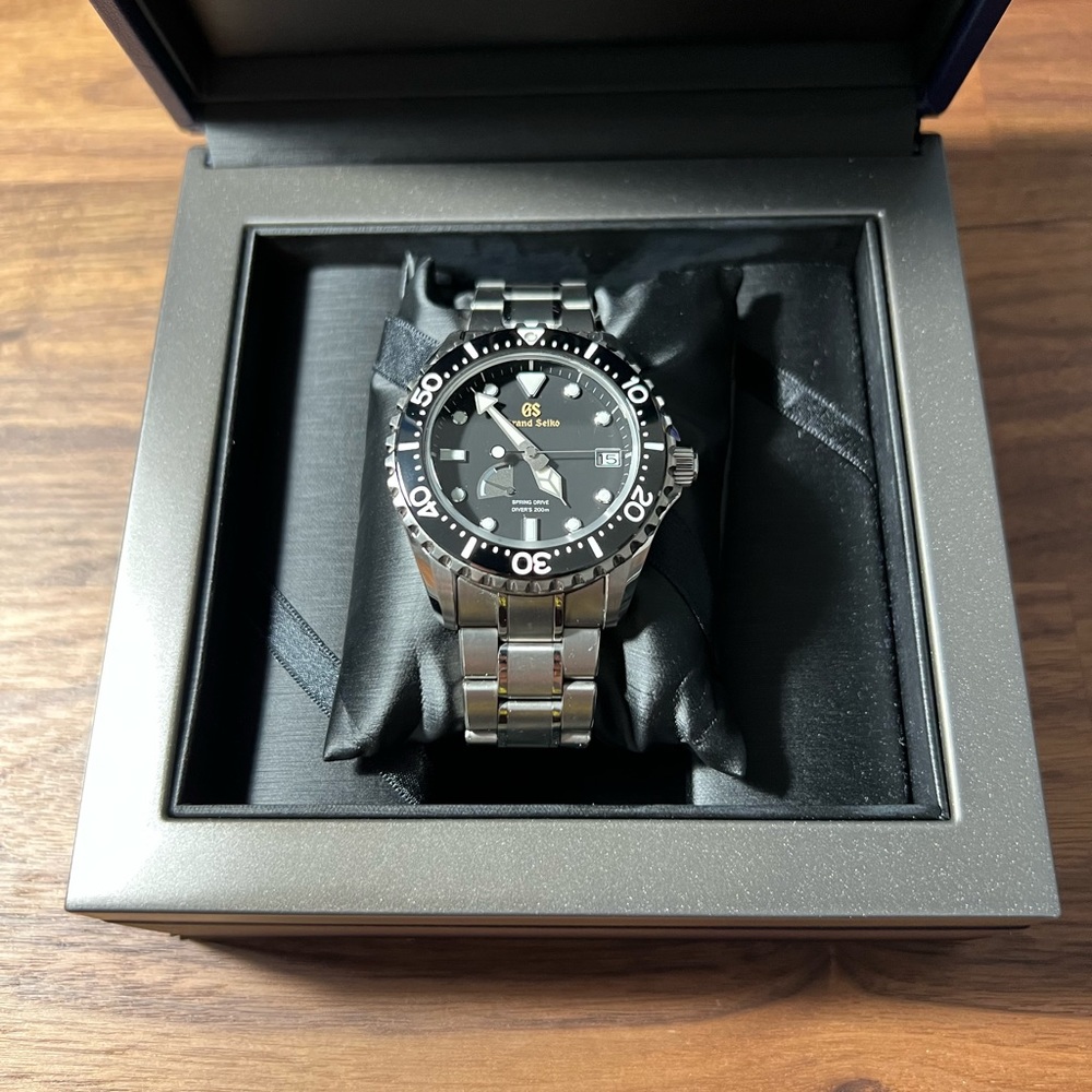 Grand Seiko SBGA231 With Warranty Diver Titanium